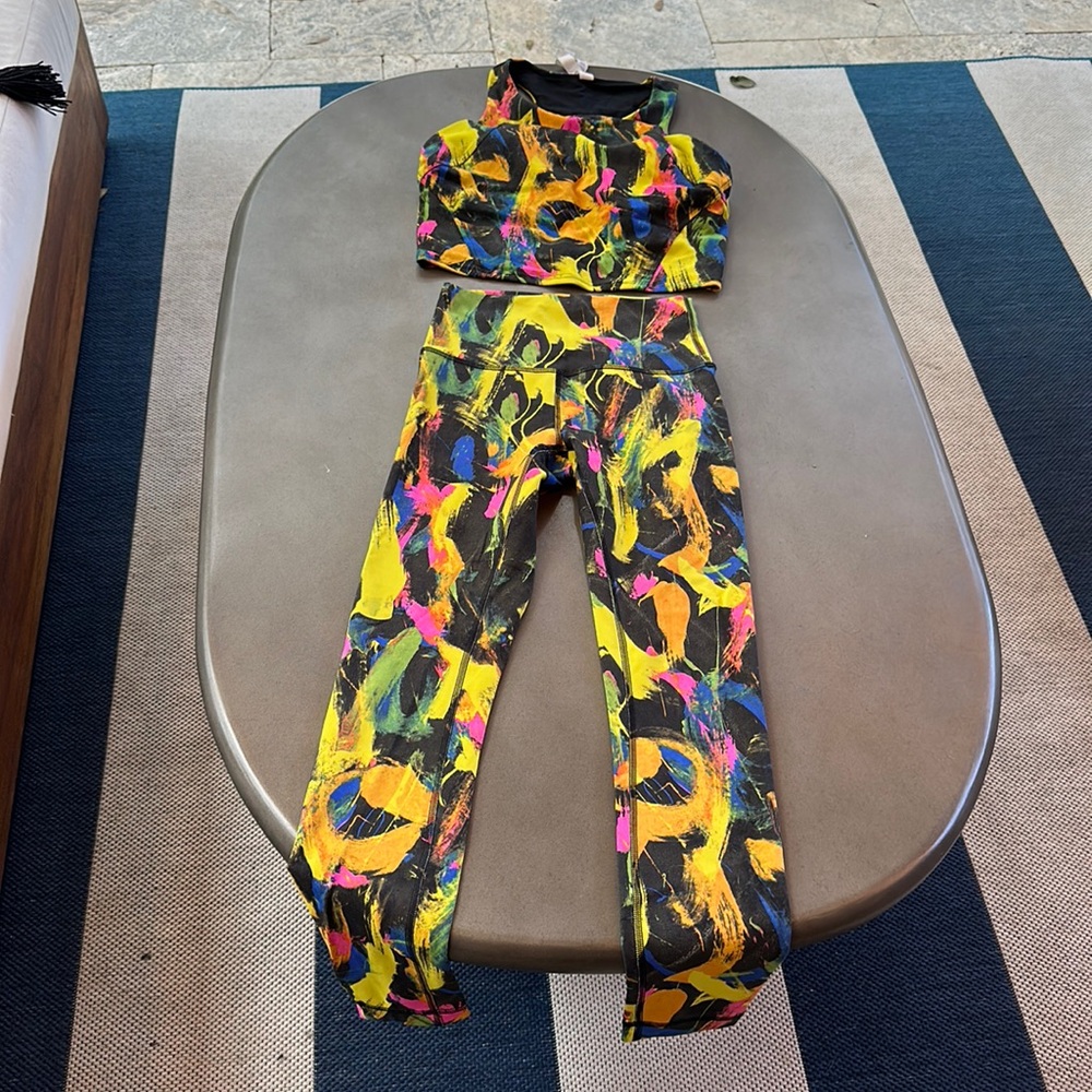 Lululemon set top size 8 leggings S